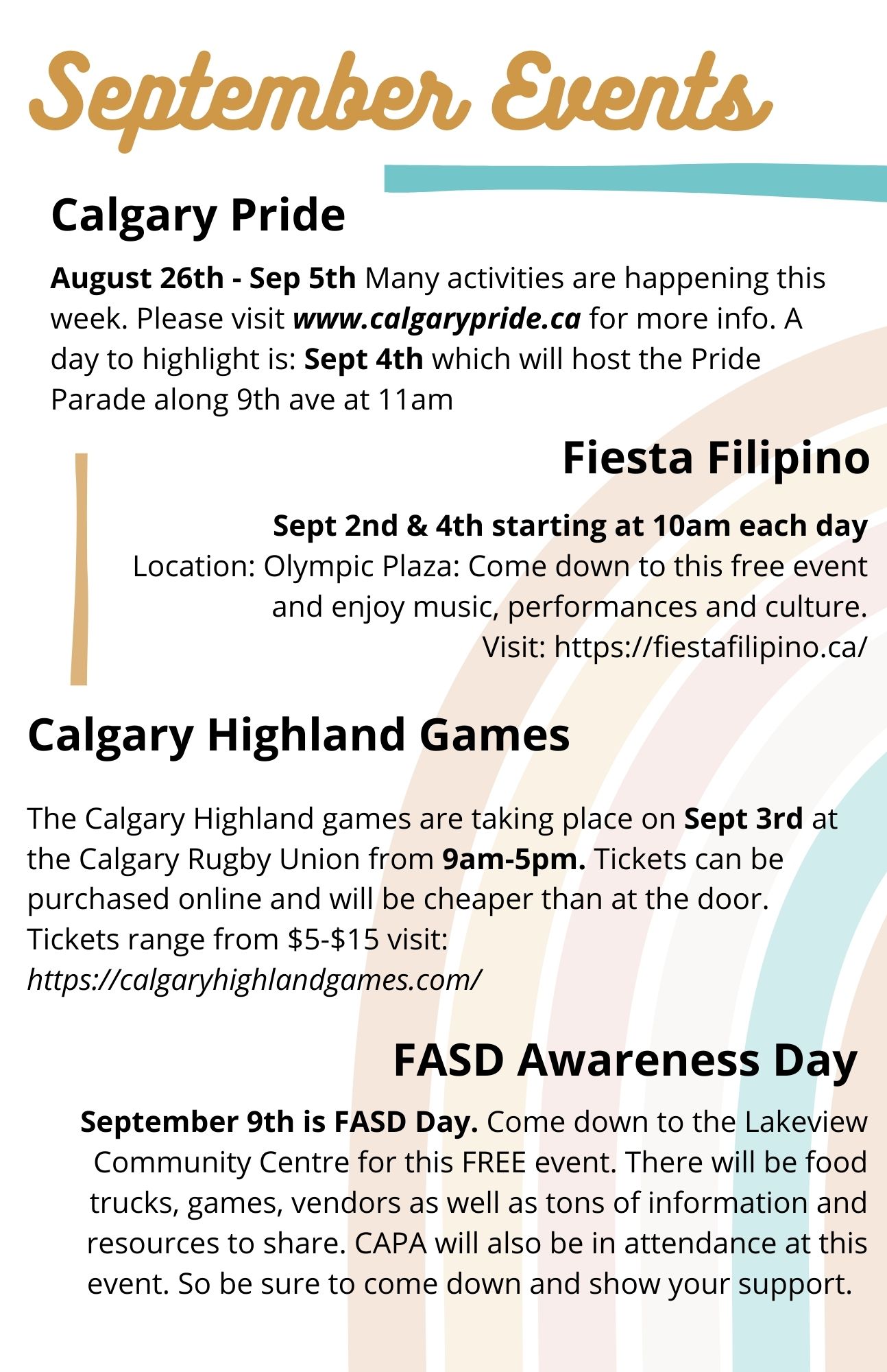 Things To Do In Calgary This September Calgary Alternative Support